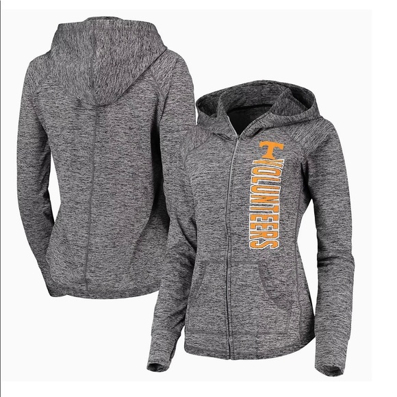 Women's G-III 4Her Gray TN VolS Full-Zip Hoodie - Picture 2 of 9